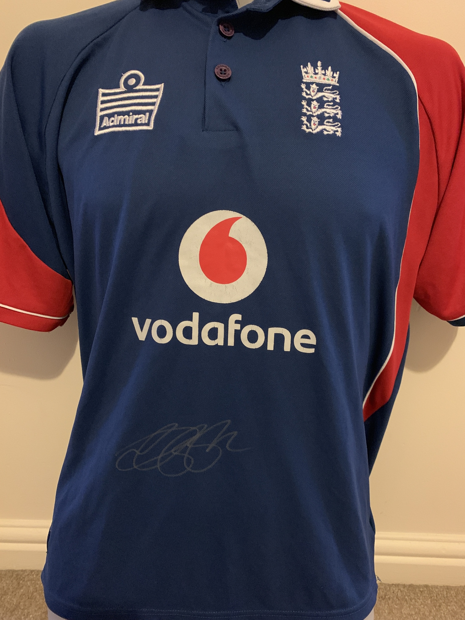 admiral england cricket shirt