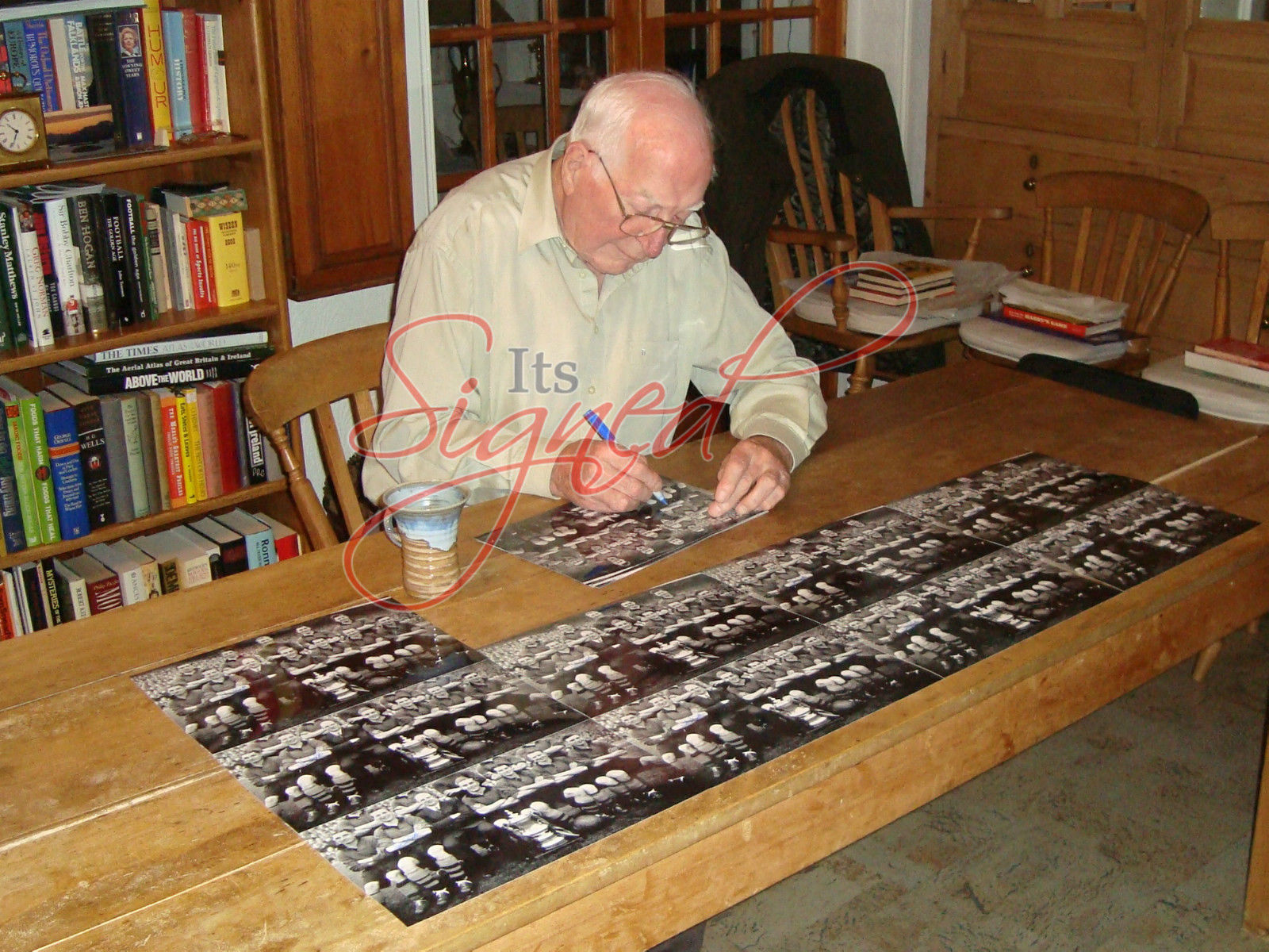 Signed Sammy Smyth Wolverhampton Wanderers Autograph Photo FA Cup 1949 Proof